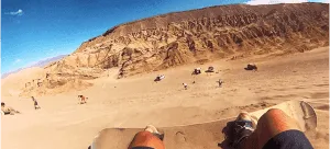 Sandboarding in Valle de la Muerte