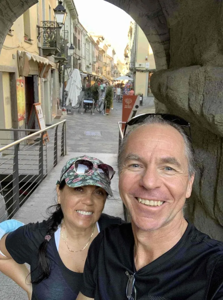 Jan and Pia in Aosta
